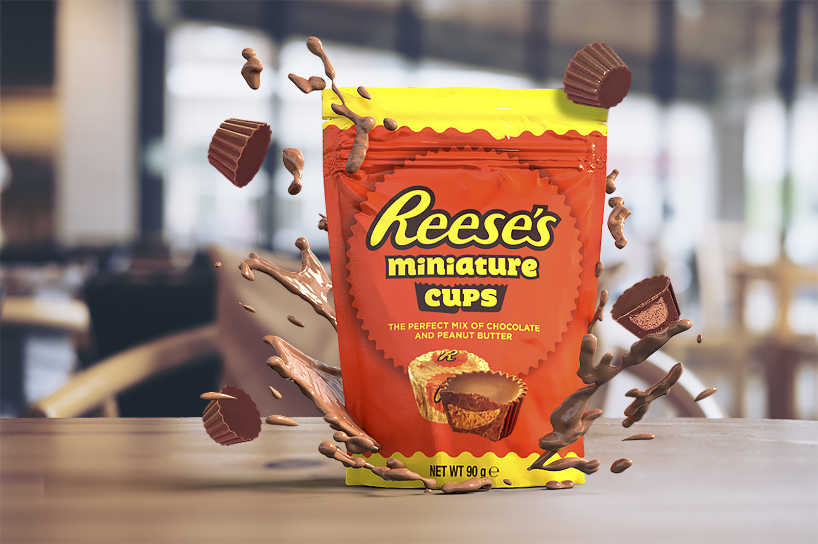 Reese’s peanut butter cups packaging from the Reflex Graphics portfolio